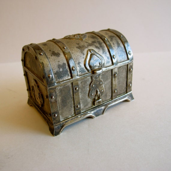 silver toy chest