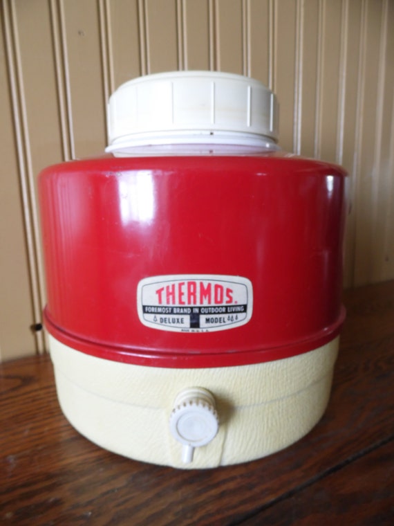 vintage camping thermos