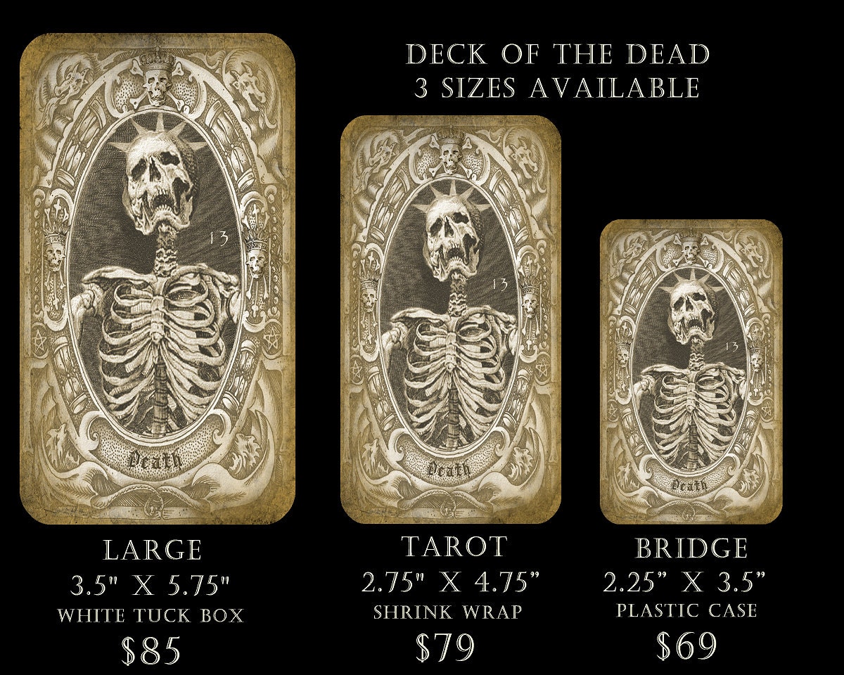 Deck Of The Dead Tarot Limited Edition Deck 3 By Tarotbyseven