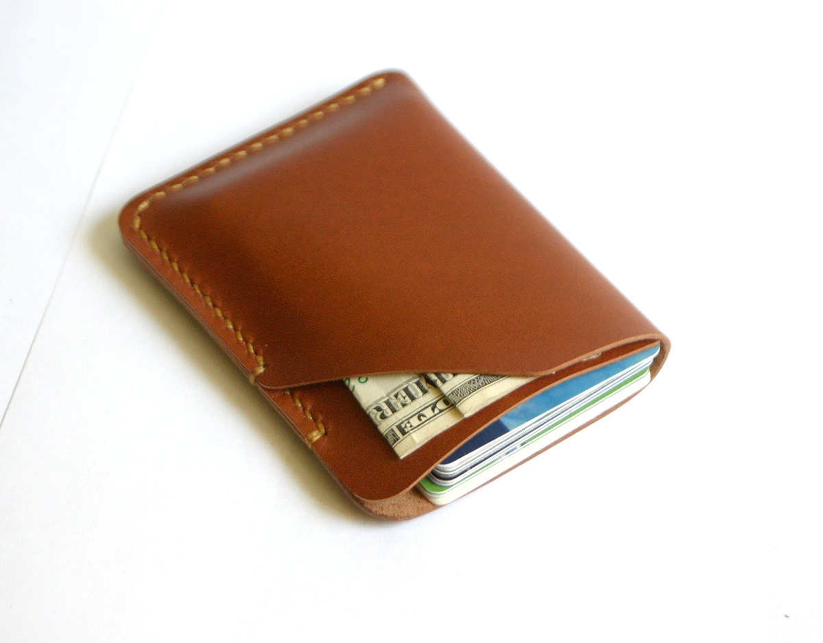 Slim Credit Card Wallet Leather Card Holder Personalized
