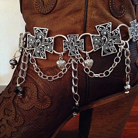 Christian boot Boot Bling, Boot  charms cross Bracelet, Charms, Jewelry,   Boot Boot