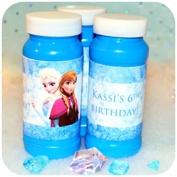 Disney FROZEN Birthday Party Bubble Wrappers- Printable Il_570xn