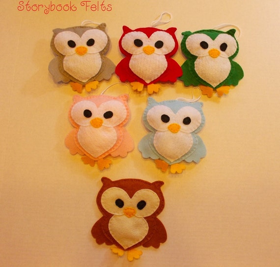 Owl Decoration Wall Hanging Christmas Tree Ornament