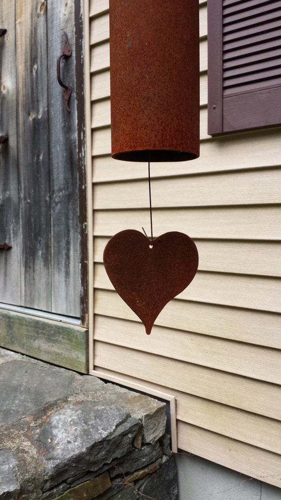 gong wind chime made from oxygen tank