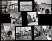 Lot of 10 B/W Photos of Paintings By Famous Listed Artist Louis Florquin