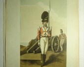 George Walker 1885 Grenadier Of The First West York Militia from "Costume of Yorkshire"