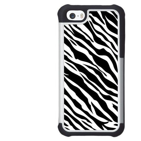 Zebra Phone Case Black Zebra Stripes Animal iPhone by TRowanDesign