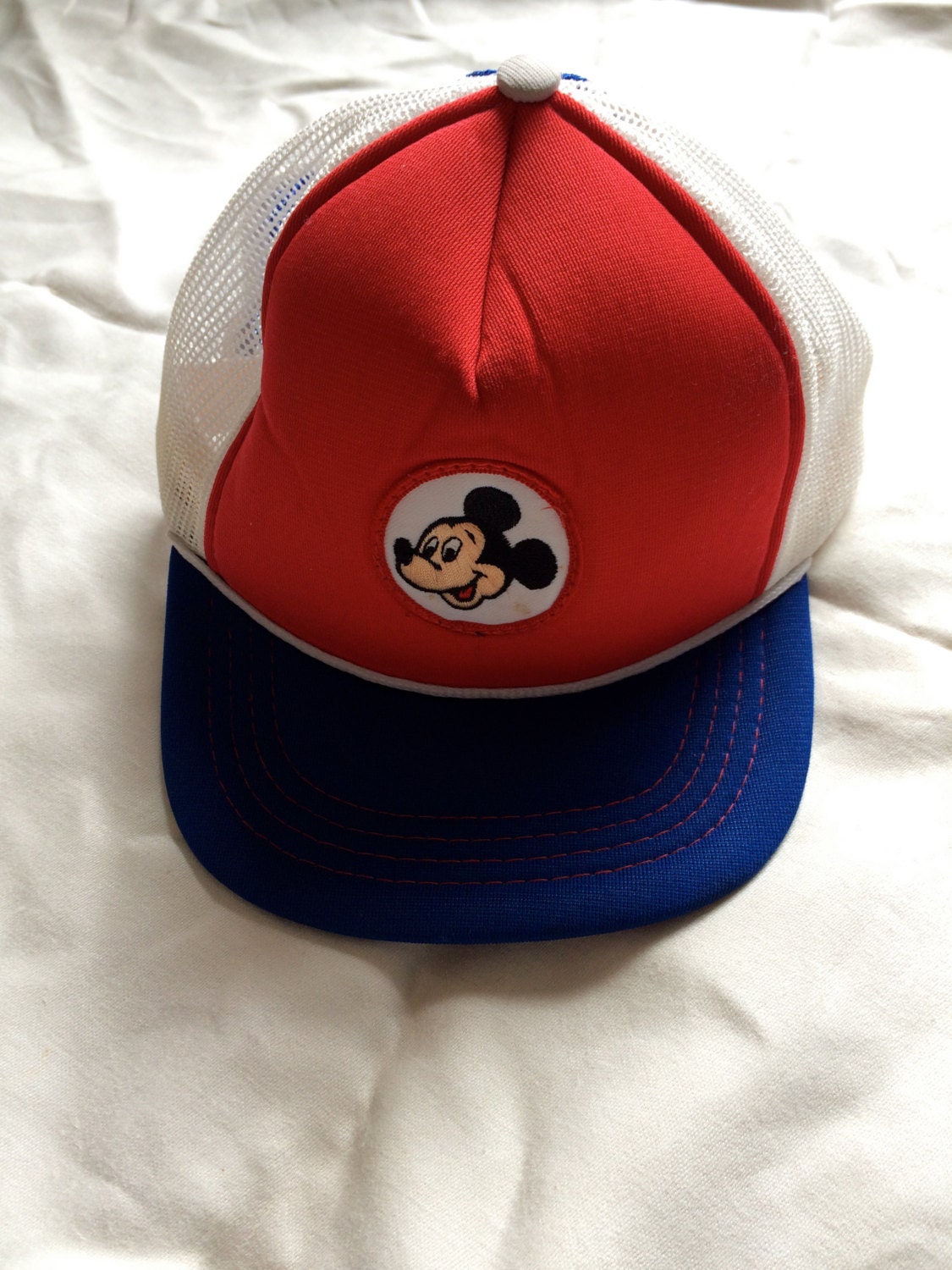 Vintage Mickey Mouse Ball cap/Hat by RetroGradeNJ on Etsy