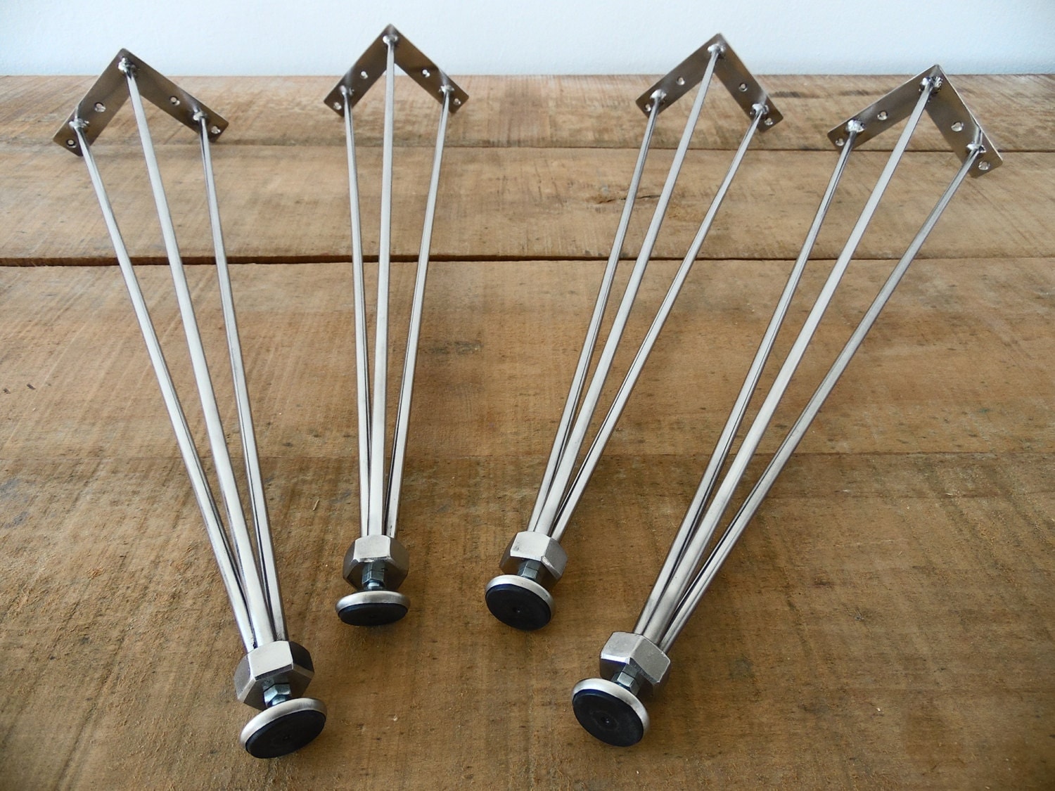 18 3Pins Table Legs STAINLESS STEEL Height 17 25 by Balasagun