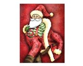 80% OFF Printable Christmas cards DIY instant download - Super Santa! AMB-626 Il_170x135