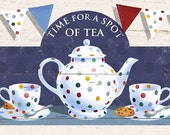 A lovely shabby chic downloadable image of Tea For Two! A lovely shabby chic downloadable image of Tea For Two!