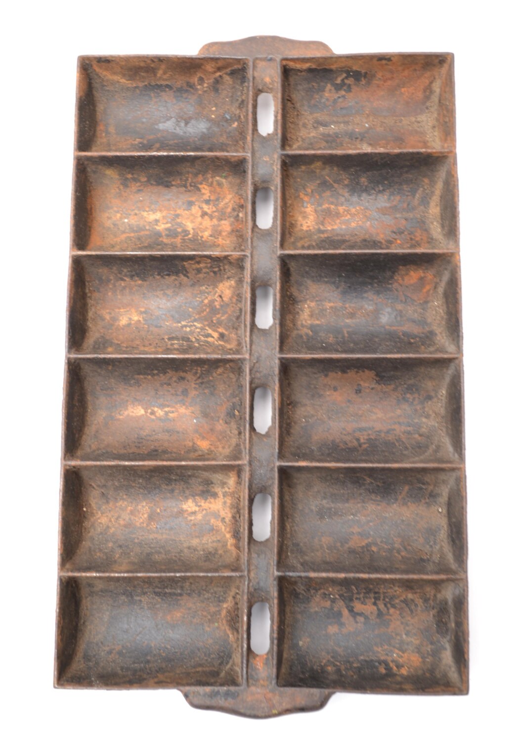 Vintage Heavy Duty Cast Iron Ingot Mold Tray or Repurpose for