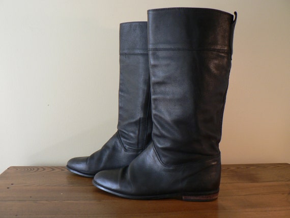 SALE: Black Boots Size 11 M Tall boots Eddie Bauer Boots