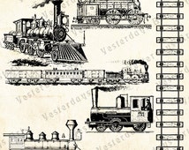 Unique train clipart related items | Etsy