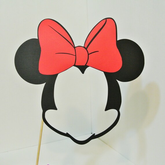 Minnie Mouse Theme Photo booth props by SteyInLove on Etsy