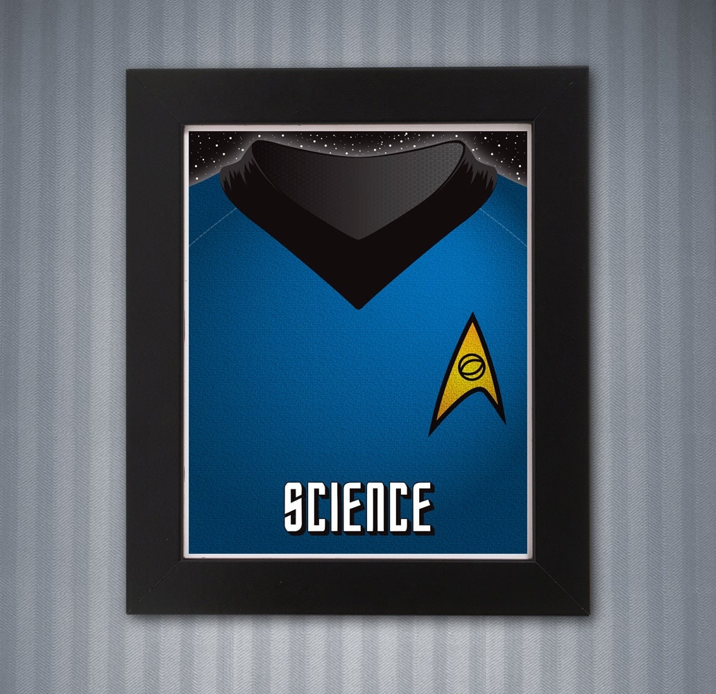 blue star trek shirt