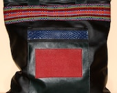Leather Ethno Shopper Bag