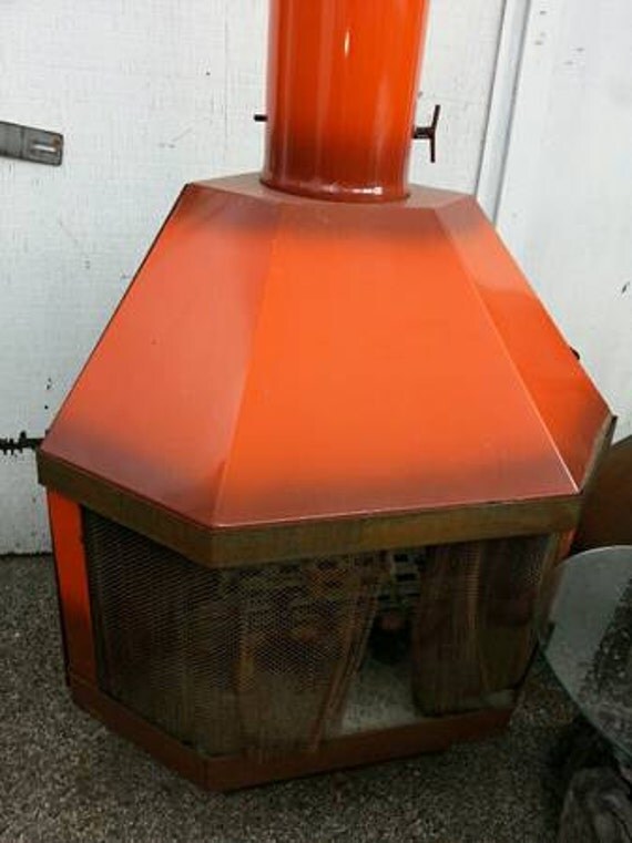 MALM FIREPLACE Authentic Vintage MALM Fireplace Double Wall