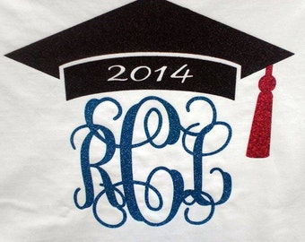 Graduation Monogrammed T Shirt