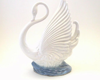 Maddux of California T. V. Lamp -- Swan