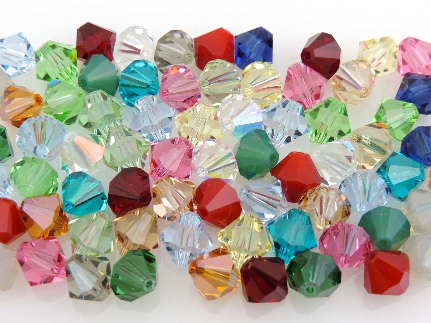 SWAROVSKI® Crystal 8mm Bicone Beads Article 5301 Assorted