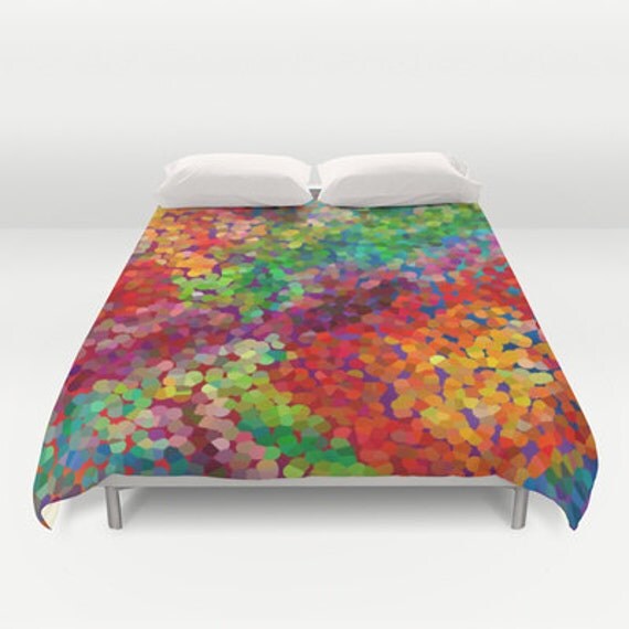 Items similar to Artistic Duvet Cover or comforter Abstract design