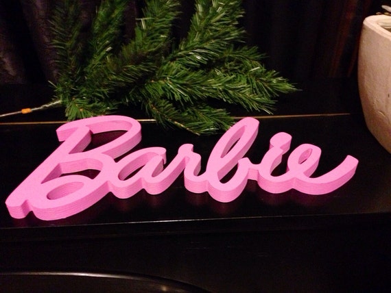 neon barbie sign