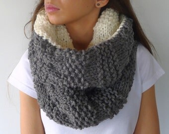 Cuello reversible hecho a mano
