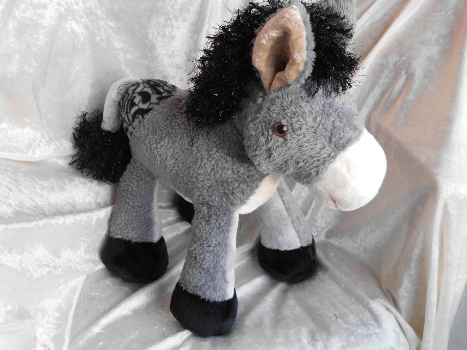 cuddly toy donkey