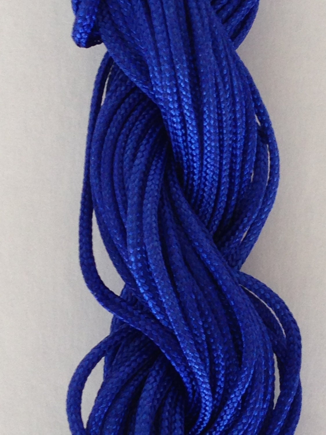 Royal Blue Nylon Cord Braided Cord Size 1.5mm Length 13 yards