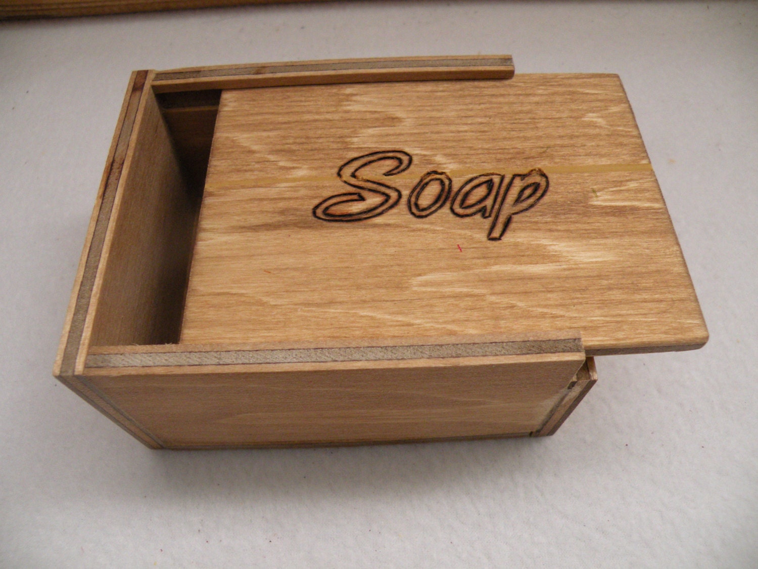 Wooden Novelty Soap Box