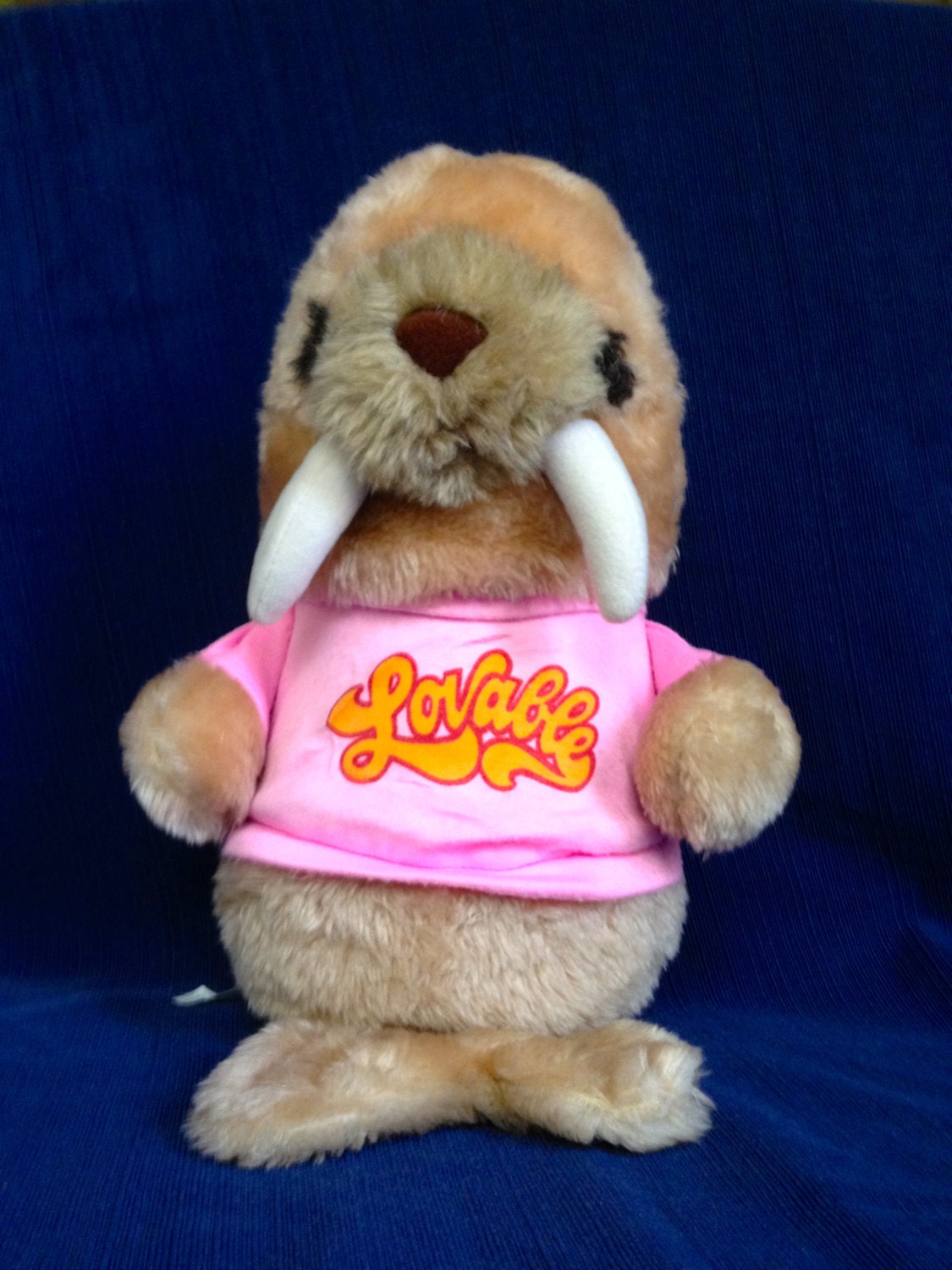 WALRUS SHIRT TALES Plush Stuffed Animal by ClosetsOverflowing