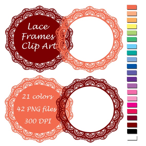 lace circle clip art free - photo #20