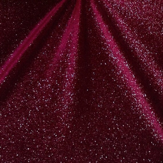 Stretch Velvet Fabric Stardust Glitter Stretch Velvet