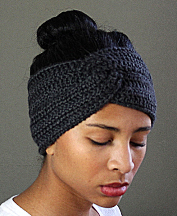 Items Similar To Twisted Crocheted Earwarmer Headband On Etsy