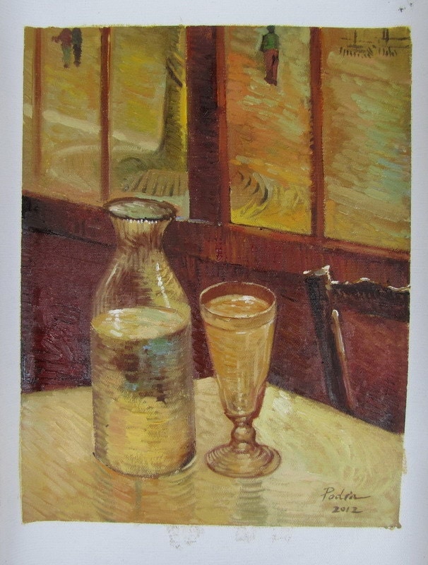 Van Gogh Still Life with Absinthe Oil Painting Reproduction