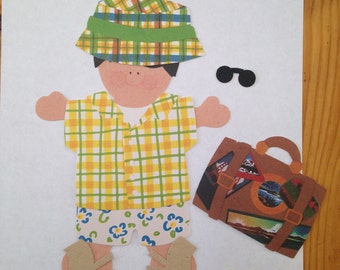 Paper Doll Boy Vacation & Travel