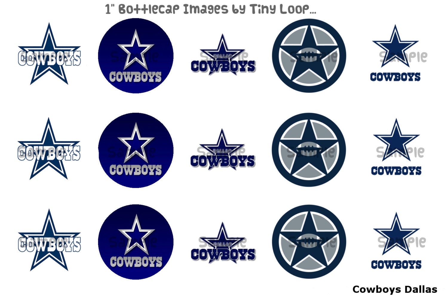 dallas cowboys bottle cap