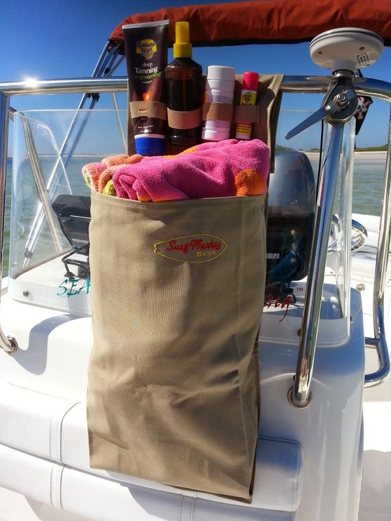 1 Pocket Boat Organizer Bag by SurfmonkeyBags on Etsy