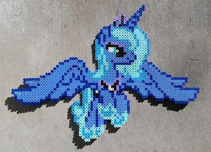 Princess Luna Season 1 Perler Bead Art