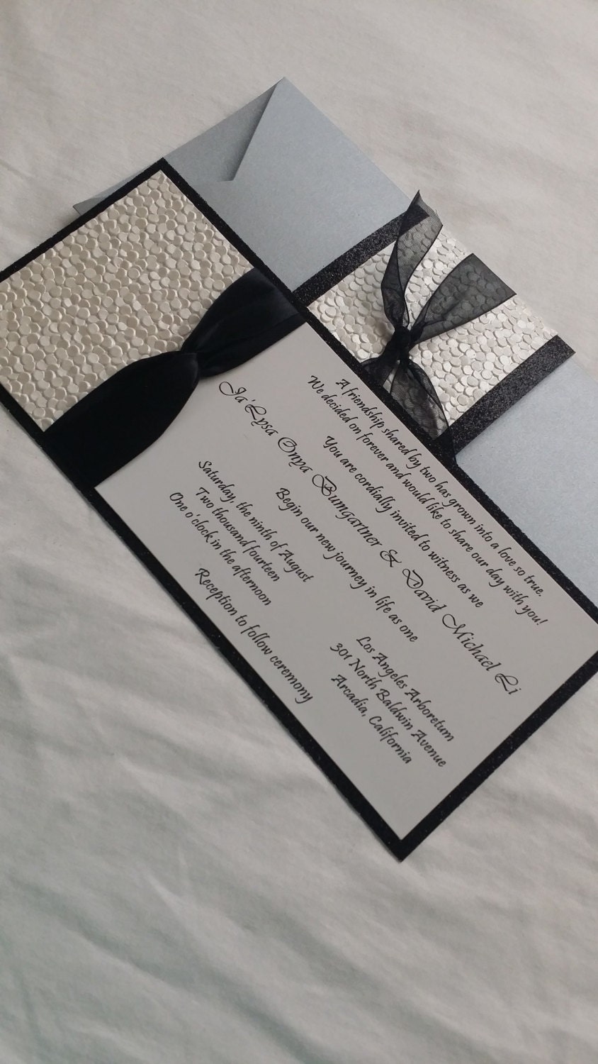 Non Paper Wedding Invitations 3