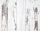 Vinyl photography vintage white wood backdrop D-1430