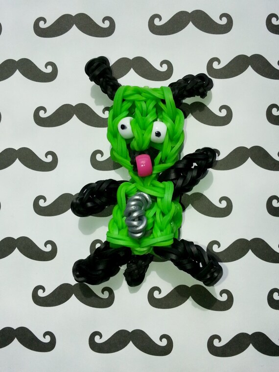 Rainbow Loom Gir in his dog costume from by Loominginthedistance