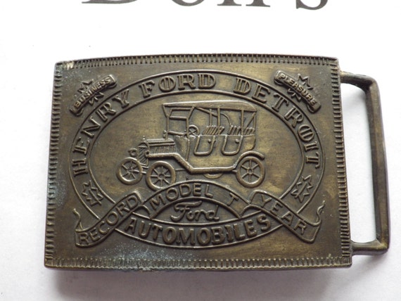 Henry ford detroit belt buckle value #7