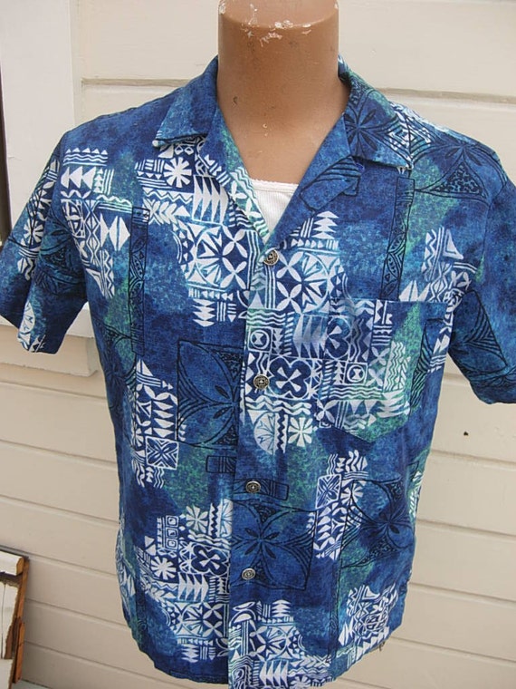 barkcloth hawaiian shirt