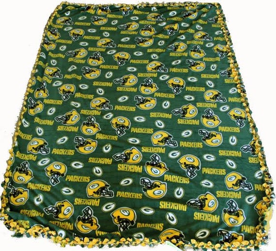 Green Bay Packers Fleece Blankets by loveyourinnerfleece on Etsy