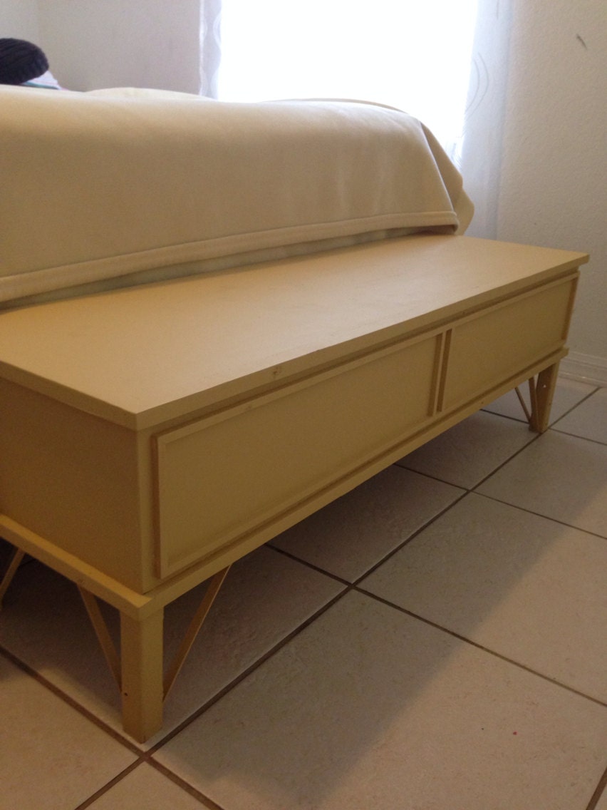 Storage Bench by JemmaCustomFurniture on Etsy