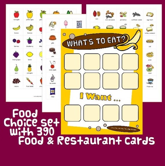 WHAT'S to EAT CHOICE SeT w/ 390 Food &amp; Restaurant PeCs