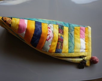 Trousse japanese Patchwork with zipper
