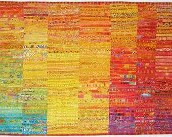 Colorful Abstract Art Quilt